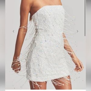 White retrofete Heather star dress